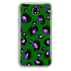 Green Cheetah: Samsung Galaxy J7 (2017) Transparant Hoesje