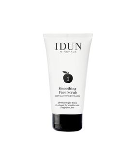 Skincare smoothing face scrub