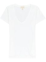 Nili Lotan t-shirt en coton à col v - Blanc