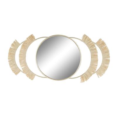 Wandspiegel DKD Home Decor Gouden Natuurlijk Franjes Boho 89 x 2 x 40 cm