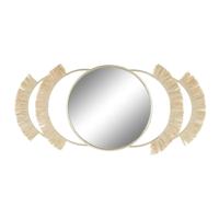 Wandspiegel DKD Home Decor Gouden Natuurlijk Franjes Boho 89 x 2 x 40 cm