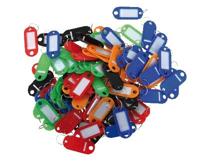 Sleutellabel pavo kunststof assorti 100 stuks