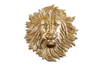 Wanddecoratie WILDLIFE LION 60cm goud - 43953