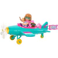 Mattel Speelset met pop en vliegtuig