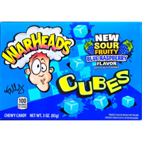 Warheads Sour Cubes Blue Raspberry 85g bij Jumbo