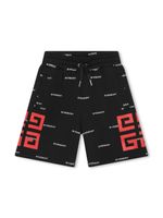 Givenchy Kids short à logo 4G imprimé - Noir