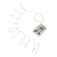 Konstsmide 1461-860 Micro-lichtketting Binnen werkt op batterijen Aantal lampen 40 LED Barnsteen Verlichte lengte: 3.90 m - thumbnail