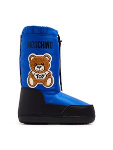 Moschino Kids après-ski à motif Teddy Bear - Bleu