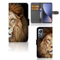 Xiaomi 12 | 12X | Telefoonhoesje | Met pasjeshouder | Leeuw