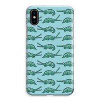 Kroko: iPhone XS Max Volledig Geprint Hoesje