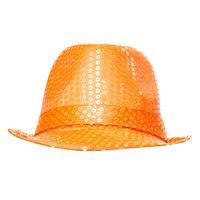 Lg-imports Gangsterhoed Unisex 20 Cm Oranje - thumbnail