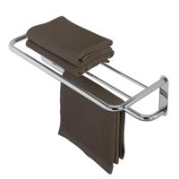 Handdoekrek Geesa Wynk | 60 cm | Met plateau | Chroom
