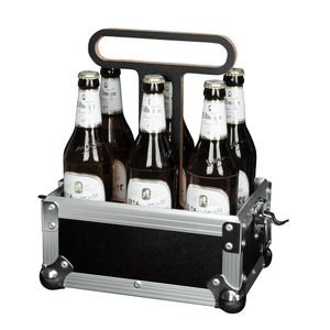 Showgear Flightcase voor 6 bierflesjes