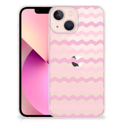 iPhone 13 mini | TPU bumper | Waves Roze