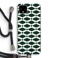 Moroccan tiles: Pixel 4 XL Transparant Hoesje met koord