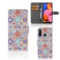 Samsung Galaxy A20s | Bookcase | Tiles Color