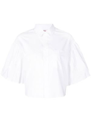 RED Valentino chemise à manches plissées - Blanc