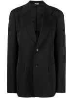 Comme des Garçons Homme Plus blazer cintré en laine mélangée - Noir