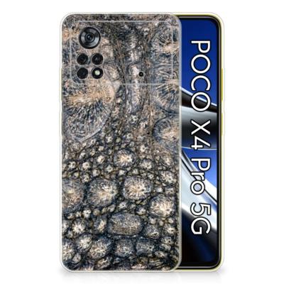 Xiaomi Poco X4 Pro 5G | TPU Hoesje | Krokodillenprint
