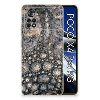 Xiaomi Poco X4 Pro 5G | TPU Hoesje | Krokodillenprint