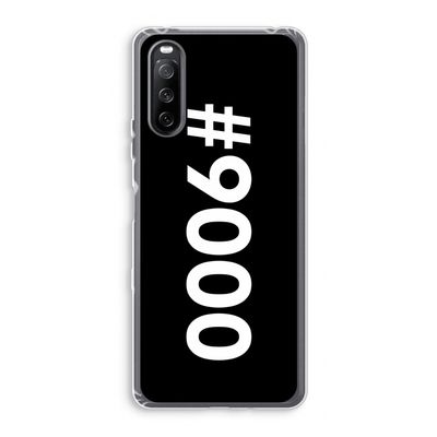 #9000: Sony Xperia 10 III Transparant Hoesje