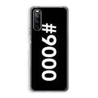 #9000: Sony Xperia 10 III Transparant Hoesje