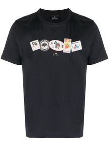 PS Paul Smith t-shirt en coton biologique à imprimé graphique - Bleu