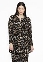 Yoek Tuniek met plooien WILD | Zwart | Maat 50/52