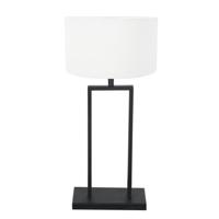 Steinhauer Tafellamp 55cmStang met witte kap - 3855ZW