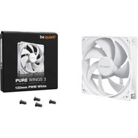 BeQuiet PURE WINGS 3 White 120mm PWM PC-ventilator Wit (b x h x d) 120 x 25 x 120 mm