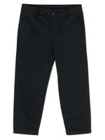 DONDUP KIDS pantalon droit à plaque logo - Bleu - thumbnail