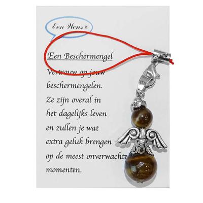 Kleine Halfedelstenen Beschermengel Tijgeroog