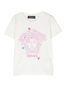 Versace Kids t-shirt Stars Medusa en coton - Blanc