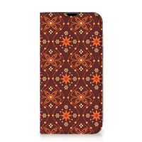 iPhone 13 Hoesje met Magneet Batik Brown