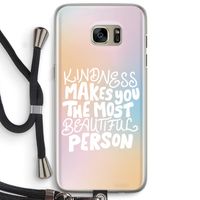 The prettiest: Samsung Galaxy S7 Edge Transparant Hoesje met koord