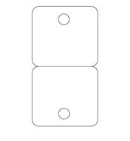 Byoux-kaartje type 16 - bxh 60x110 mm