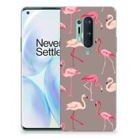 OnePlus 8 Pro TPU Hoesje Flamingo - thumbnail