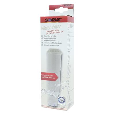 Scanpart waterfilterpatroon schroefbaar Jura Wit Koffie accessoire Wit Scanpart waterfilterpatroon schroefbaar Jura Wit Koffie accessoire Wit