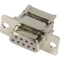 Harting 09664186500 D-sub female connector 180 ° Aantal polen: 37 Snijklem 1 stuk(s)