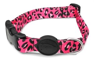 MORSO HALSBAND HOND GERECYCLED BUBBLE LEO ROZE 43-70X2,5 CM