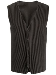 Homme Plissé Issey Miyake Tailored Pleats waistcoat - Vert