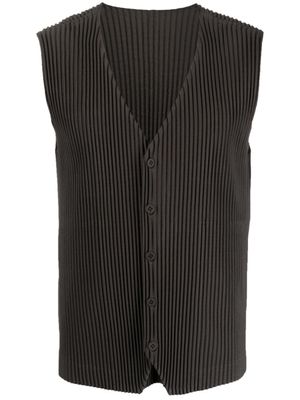 Homme Plissé Issey Miyake Tailored Pleats waistcoat - Vert