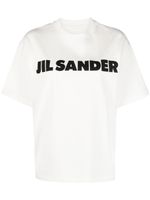 Jil Sander t-shirt à logo imprimé - Blanc