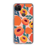 Perzik: Google Pixel 4a Transparant Hoesje