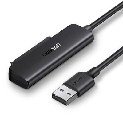 Ugreen adapter voor 2,5'' SATA III 3.0 HDD SSD-schijf - USB 3.2 Gen 1 (USB 5 Gbps) zwart (70609 CM321)