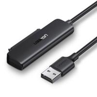 Ugreen adapter voor 2,5'' SATA III 3.0 HDD SSD-schijf - USB 3.2 Gen 1 (USB 5 Gbps) zwart (70609 CM321)