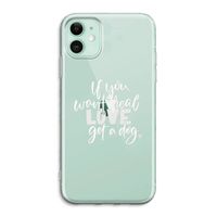 Partner in crime: iPhone 11 Transparant Hoesje