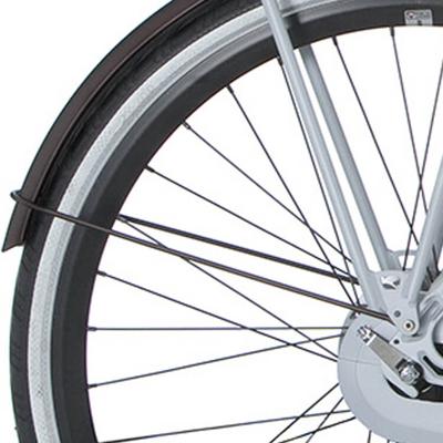 Cortina spatbordstang achter 28 e-wave shadow silver matt