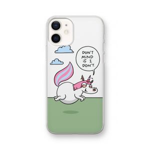 Unicorn: iPhone 12 Transparant Hoesje