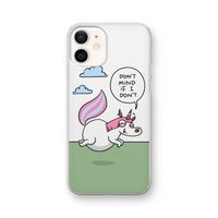Unicorn: iPhone 12 Transparant Hoesje